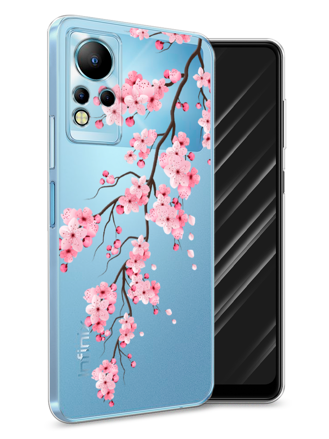 

Чехол Awog на Infinix Note 11 "Розовая сакура", Разноцветный, 3100450-8
