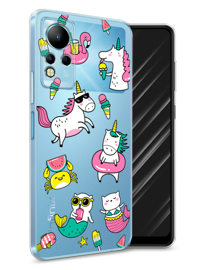 

Чехол Awog на Infinix Note 11 "На отдыхе", Разноцветный, 3100450-2