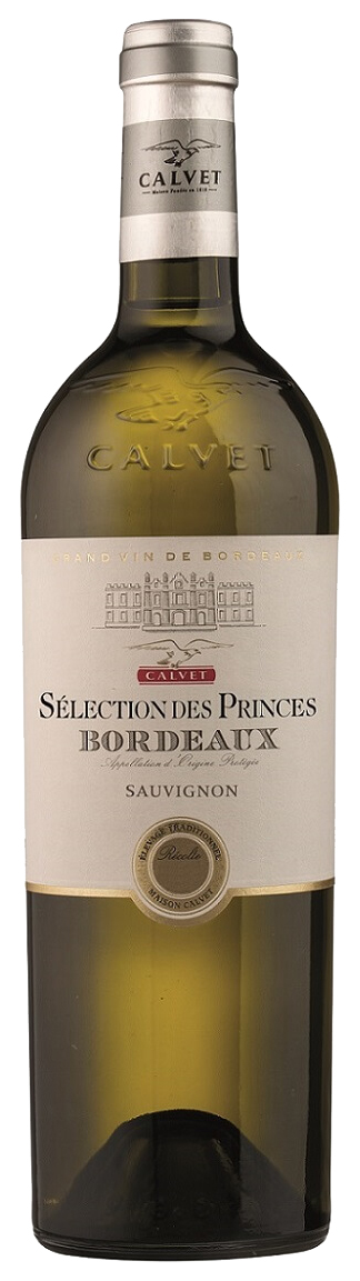 фото Вино calvet selection des princes bordeaux белое сухое 0,75 л