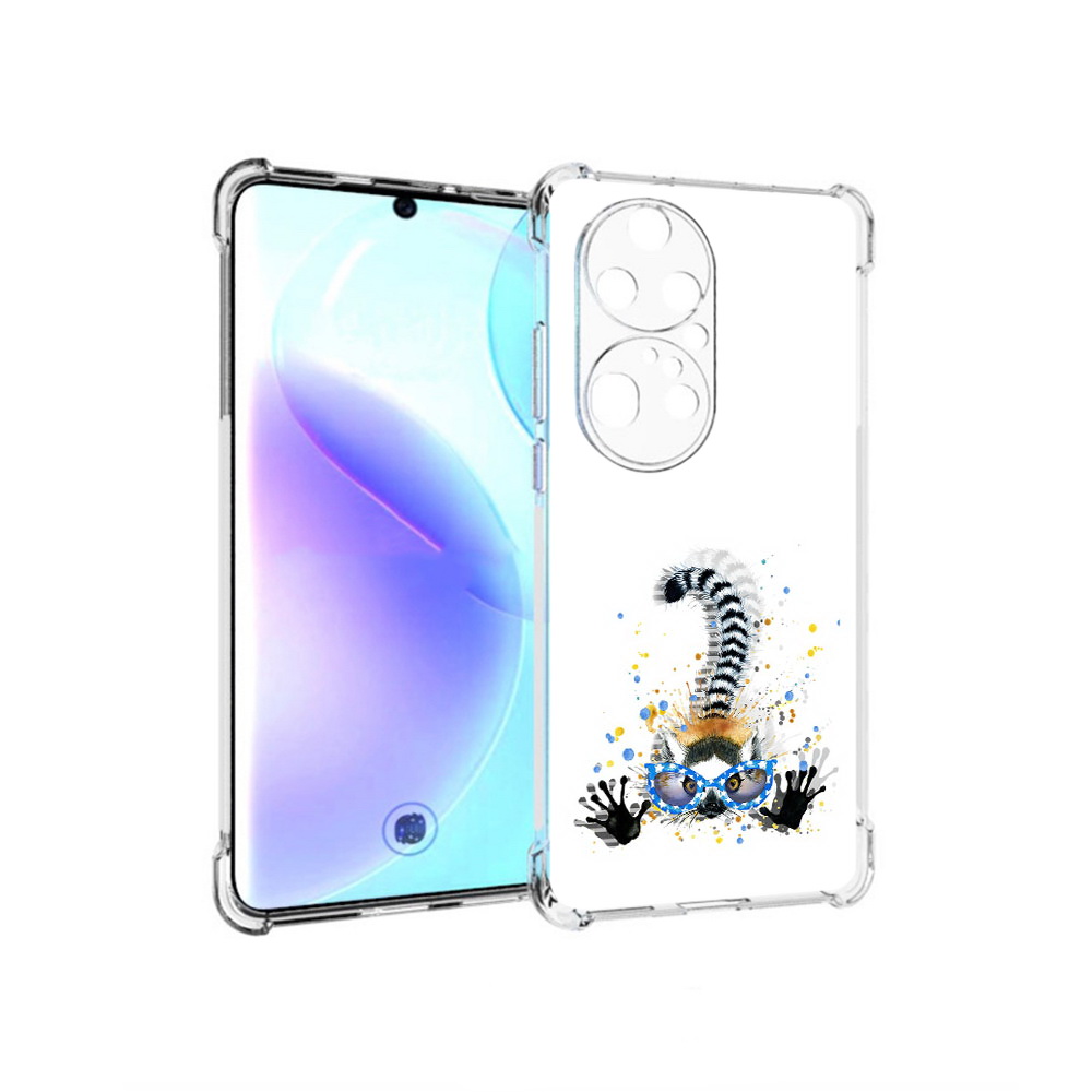 

Чехол MyPads Tocco для Huawei P50 Pro лямур, Прозрачный, Tocco