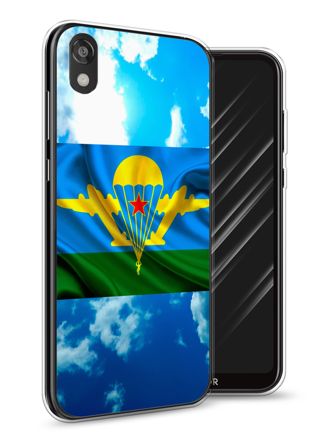 

Чехол Awog на Huawei Y5 2019 "ВДВ флаг в небесах", Синий;зеленый;желтый, 69050-5