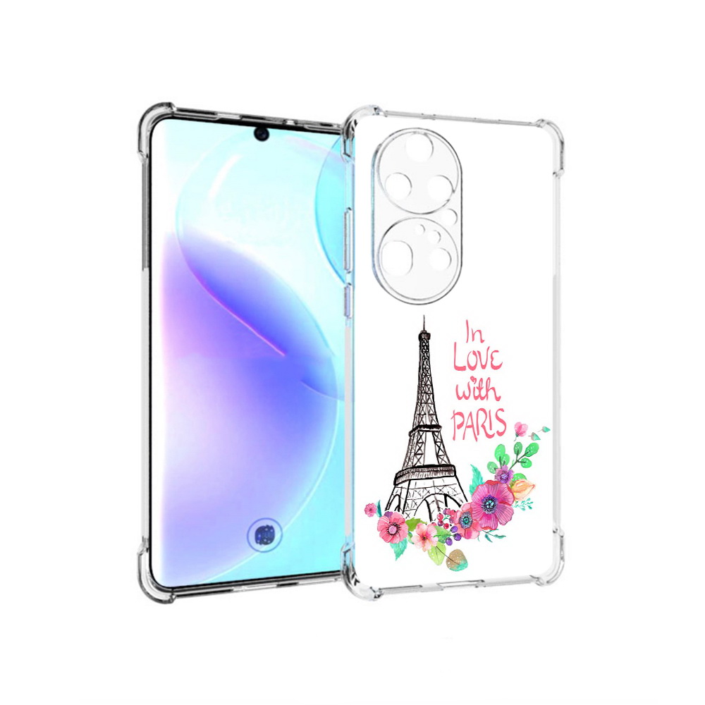 

Чехол MyPads Tocco для Huawei P50 Pro любимый париж, Прозрачный, Tocco