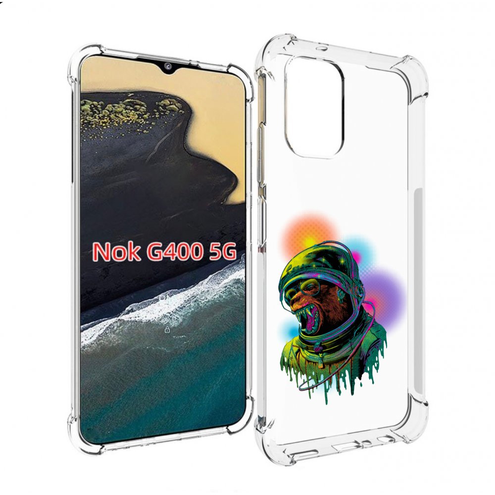 

Чехол MyPads медведь космонавт для Nokia G400 5G, Прозрачный, Tocco