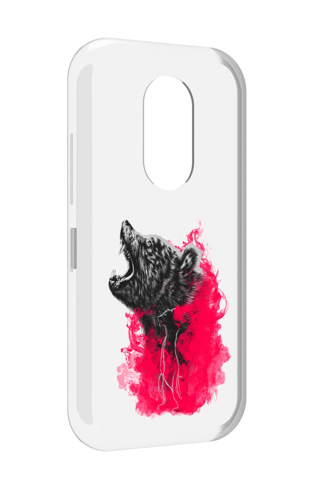 

Чехол MyPads медведь в дымке для Doogee S61 / S61 Pro, Прозрачный, Tocco