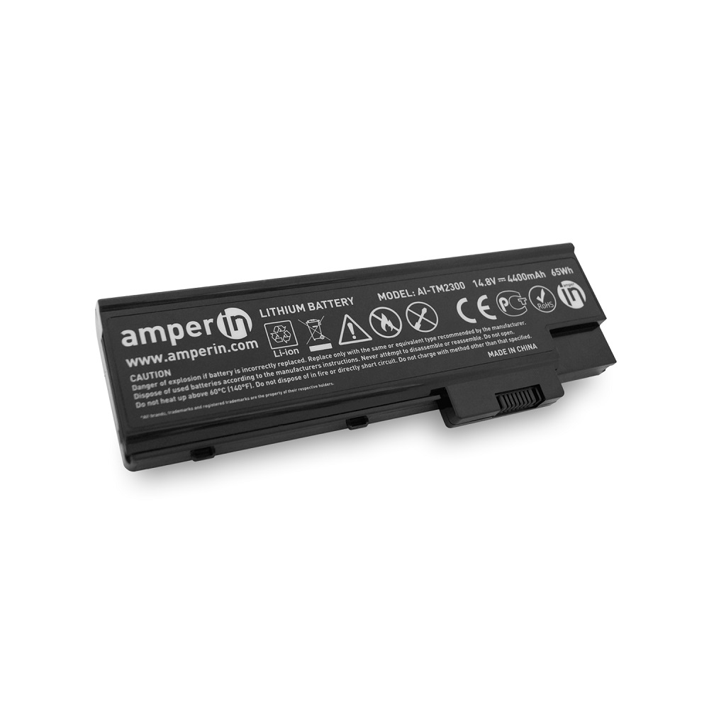 фото Аккумулятор amperin для ноутбука acer travelmate 2300 14.8v 4400mah (65wh) ai-tm2300