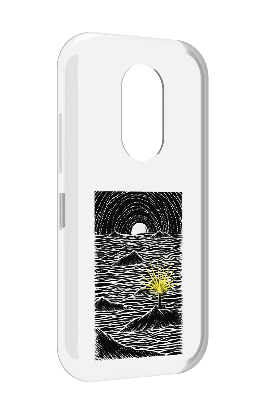 

Чехол MyPads маяк в черно белом море для Doogee S61 / S61 Pro, Прозрачный, Tocco