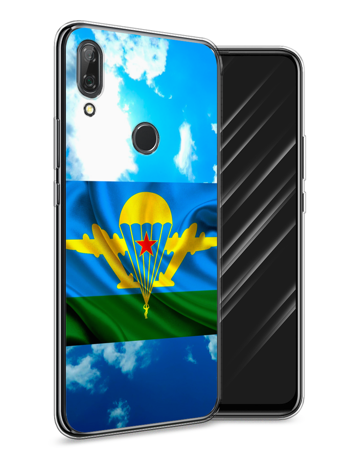 

Чехол Awog на Huawei P Smart Z "ВДВ флаг в небесах", Синий;зеленый;желтый, 69450-5