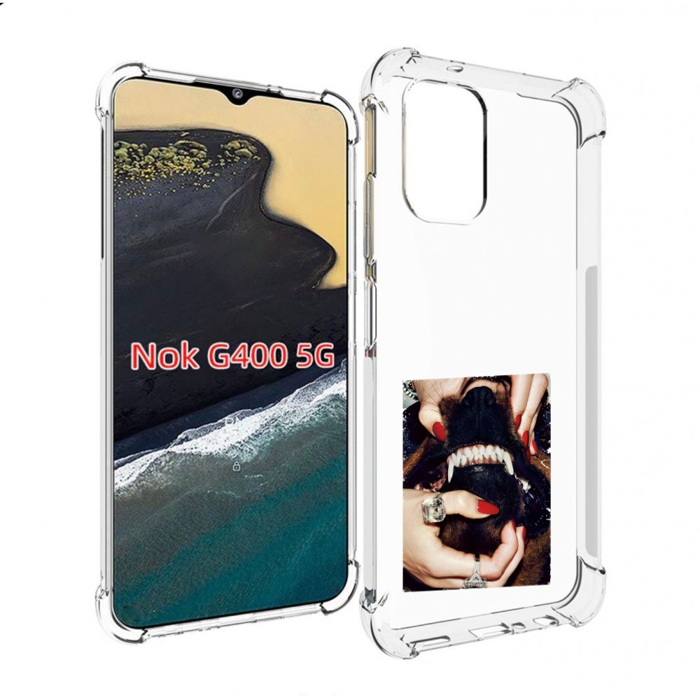

Чехол MyPads маникюр для Nokia G400 5G, Прозрачный, Tocco