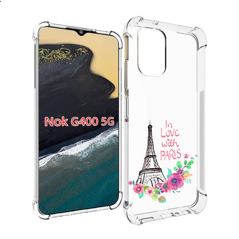 

Чехол MyPads любимый париж для Nokia G400 5G, Прозрачный, Tocco
