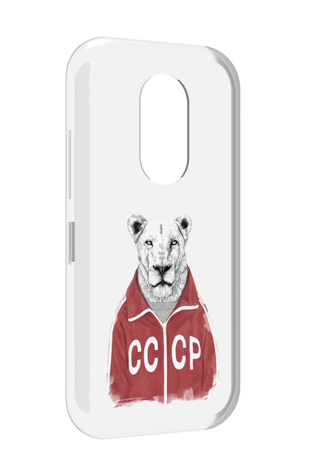 

Чехол MyPads львица ссср для Doogee S61 / S61 Pro, Прозрачный, Tocco