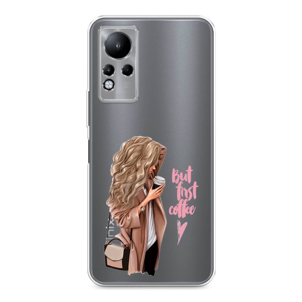 

Чехол Awog "Девушка с кофе" для Infinix Note 11