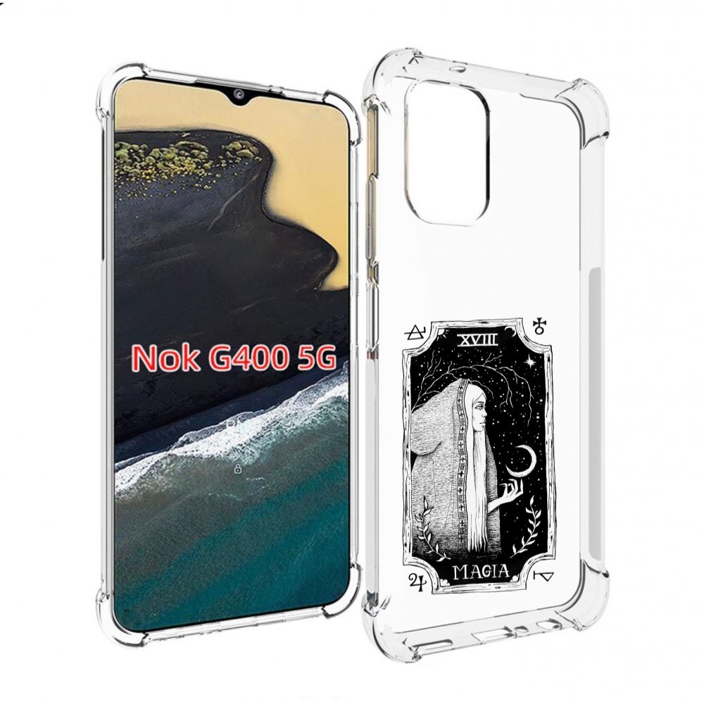 

Чехол MyPads лунная магия для Nokia G400 5G, Прозрачный, Tocco