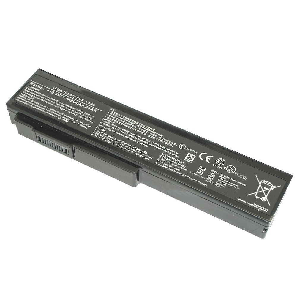 

Аккумулятор GREENWAY для ноутбука Asus X55 M50 G50 N61 M60 N53 M51 G60 G51 4800mah черная