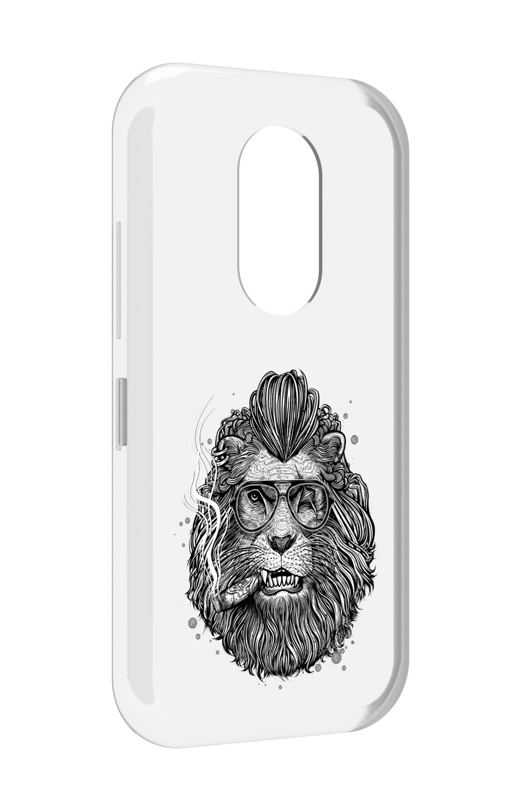 

Чехол MyPads курящий лев для Doogee S61 / S61 Pro, Прозрачный, Tocco