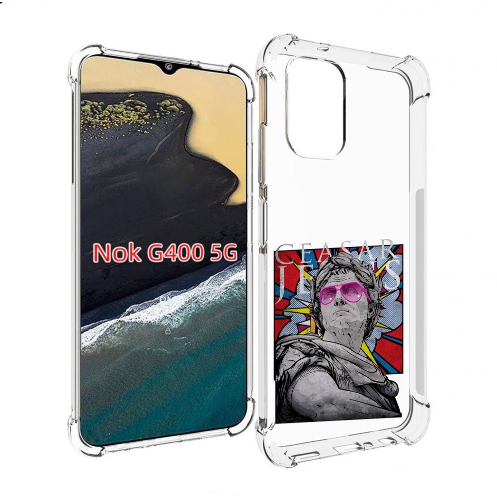 

Чехол MyPads крутая статуя свободы для Nokia G400 5G, Прозрачный, Tocco