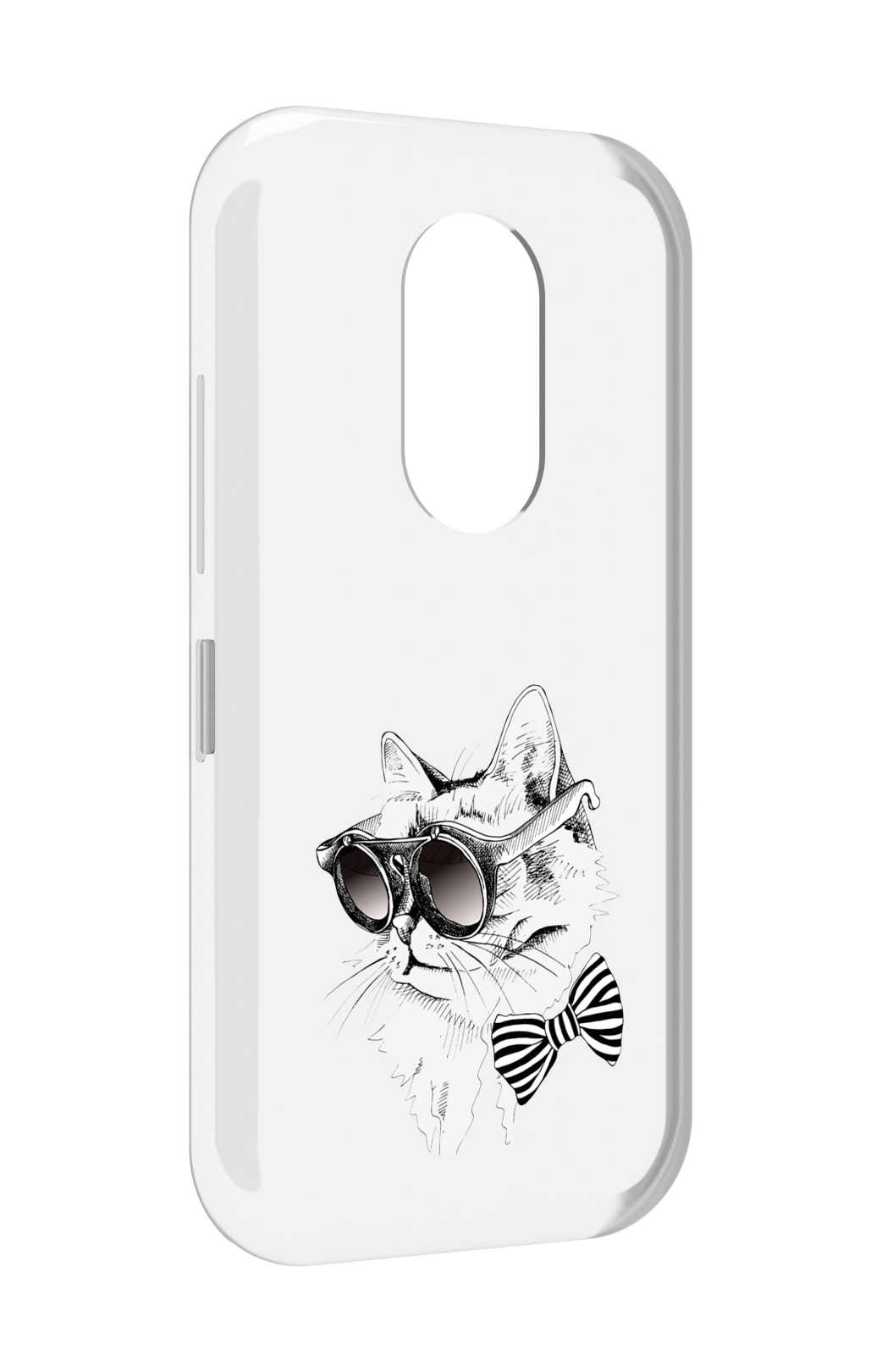 

Чехол MyPads крутая кошка в очках для Doogee S61 / S61 Pro, Прозрачный, Tocco