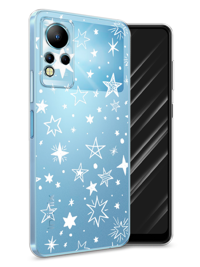 

Чехол Awog на Infinix Note 11 "Звездочки графика белая", Разноцветный, 3100450-7