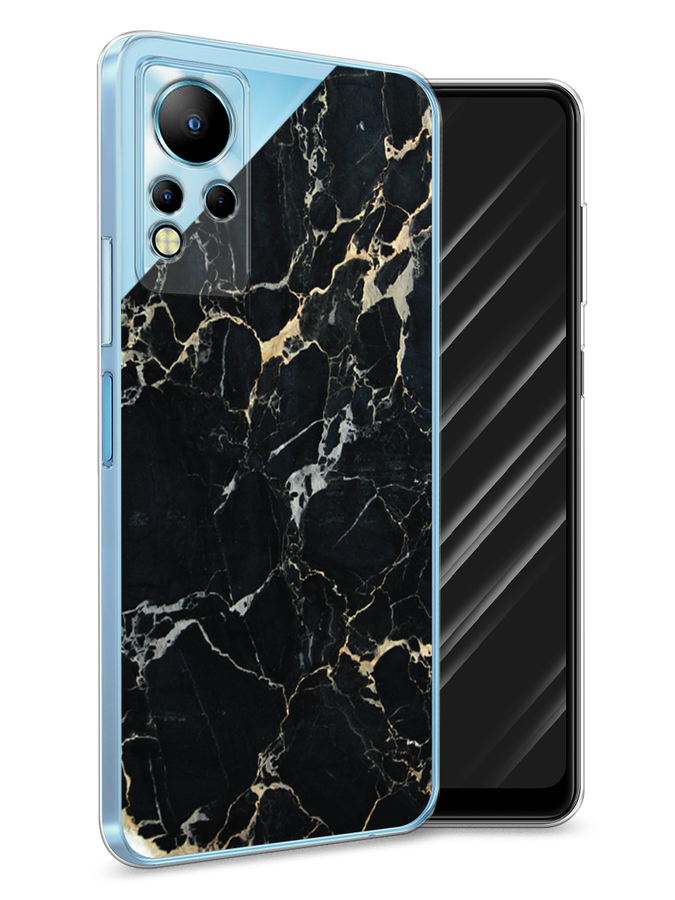 

Чехол Awog на Infinix Note 11 "Черный мрамор уголок", Разноцветный, 3100450-3