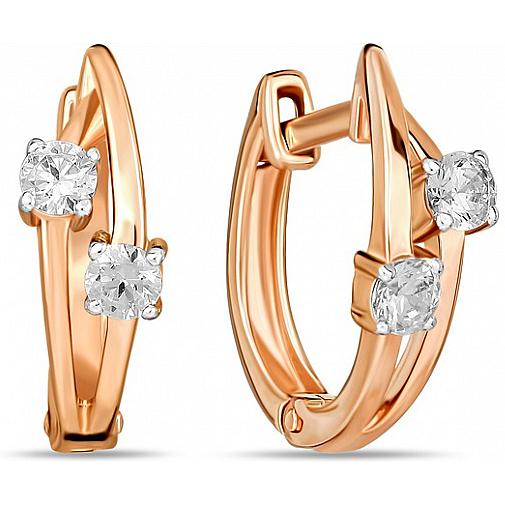

Серьги женские из золота Лукас-Голд E01-Z-59571-Z, фианит, E01-Z-59571-Z