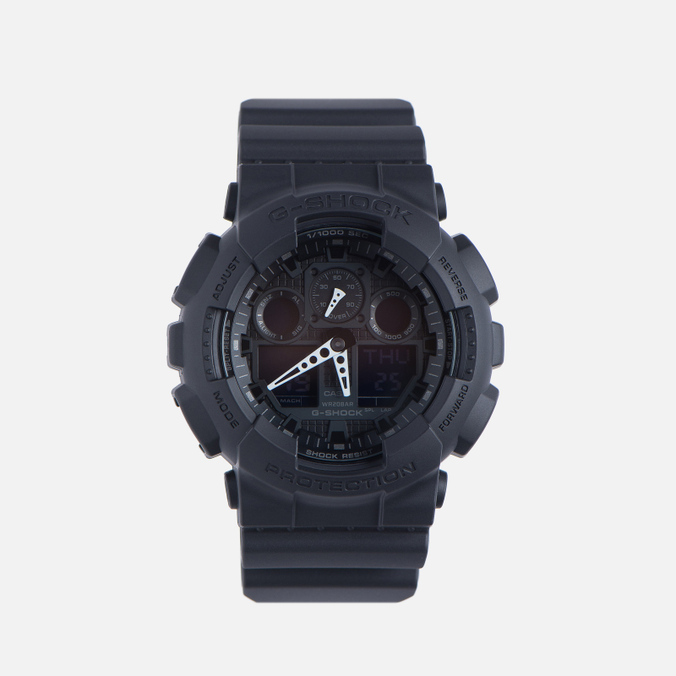 

Наручные часы CASIO G-SHOCK GA-100-1A1 чёрный, Размер, G-SHOCK GA-100-1A1