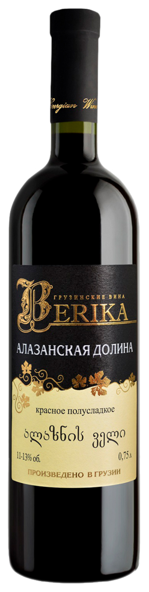 

Вино Берика Алаз. долина кр.п/сл. 750 мл