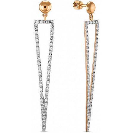 

Серьги женские из золота Лукас-Голд E01-Z-59679-Z, фианит, E01-Z-59679-Z