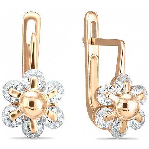 

Серьги женские из золота Лукас-Голд E01-Z-59434-Z, фианит, E01-Z-59434-Z