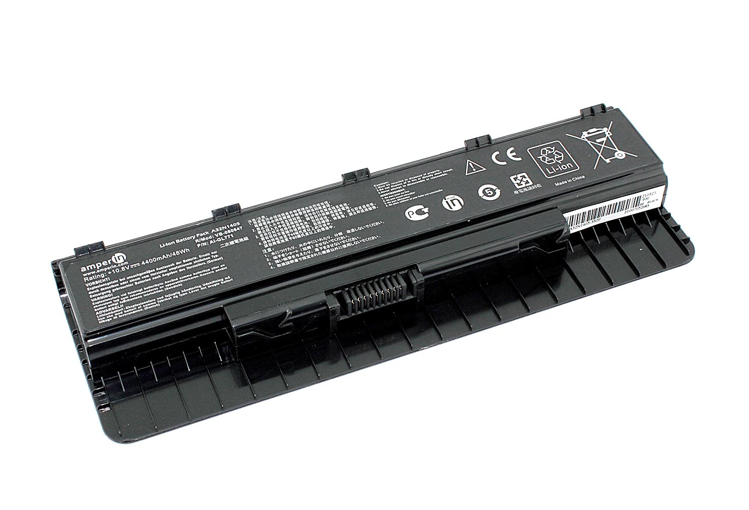 фото Аккумулятор amperin для ноутбука asus gl771 (a32n1405-3s2p) 10.8v 4400mah ai-gl771