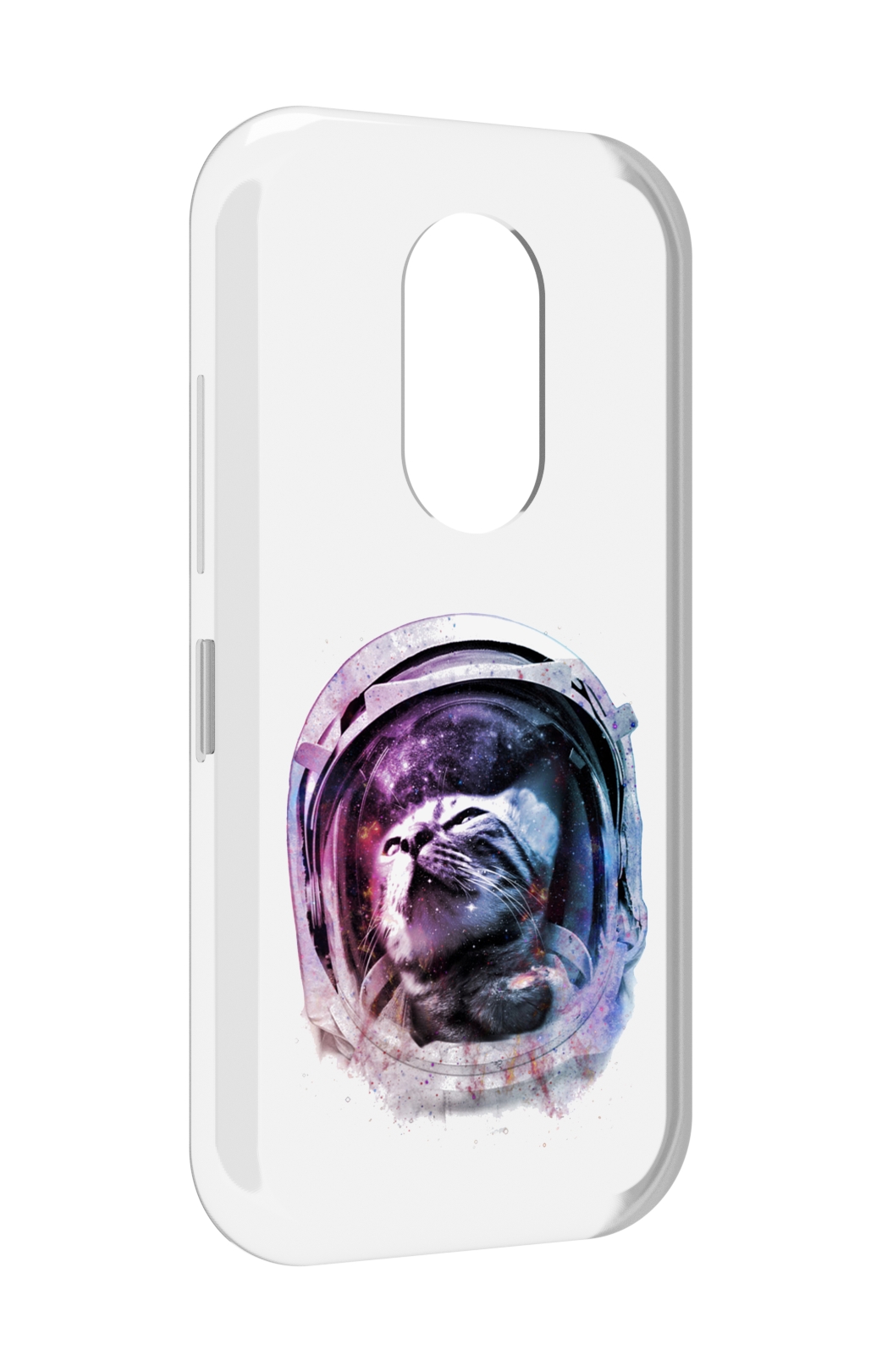 

Чехол MyPads кот в шлеме для Doogee S61 / S61 Pro, Прозрачный, Tocco