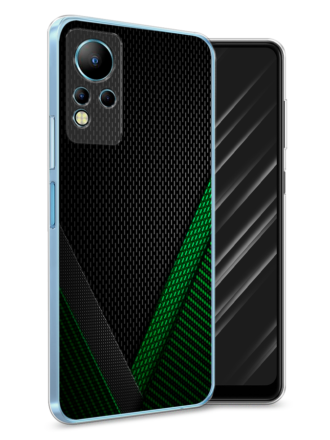 

Чехол Awog на Infinix Note 11 "Зеленый карбон", Разноцветный, 3100450-3