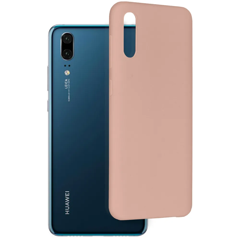 Bruno силиконовый чехол Soft Touch для Huawei P20 Розовый песок 490₽