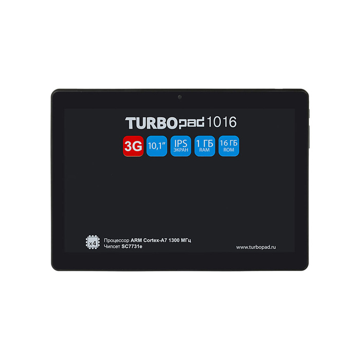 фото Планшет turbo turbopad 1016 3g black