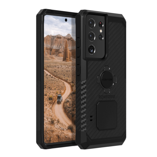 фото Чехол-накладка rokform rugged case для samsung galaxy s21 ultra 5g. rocklock. цвет: черный