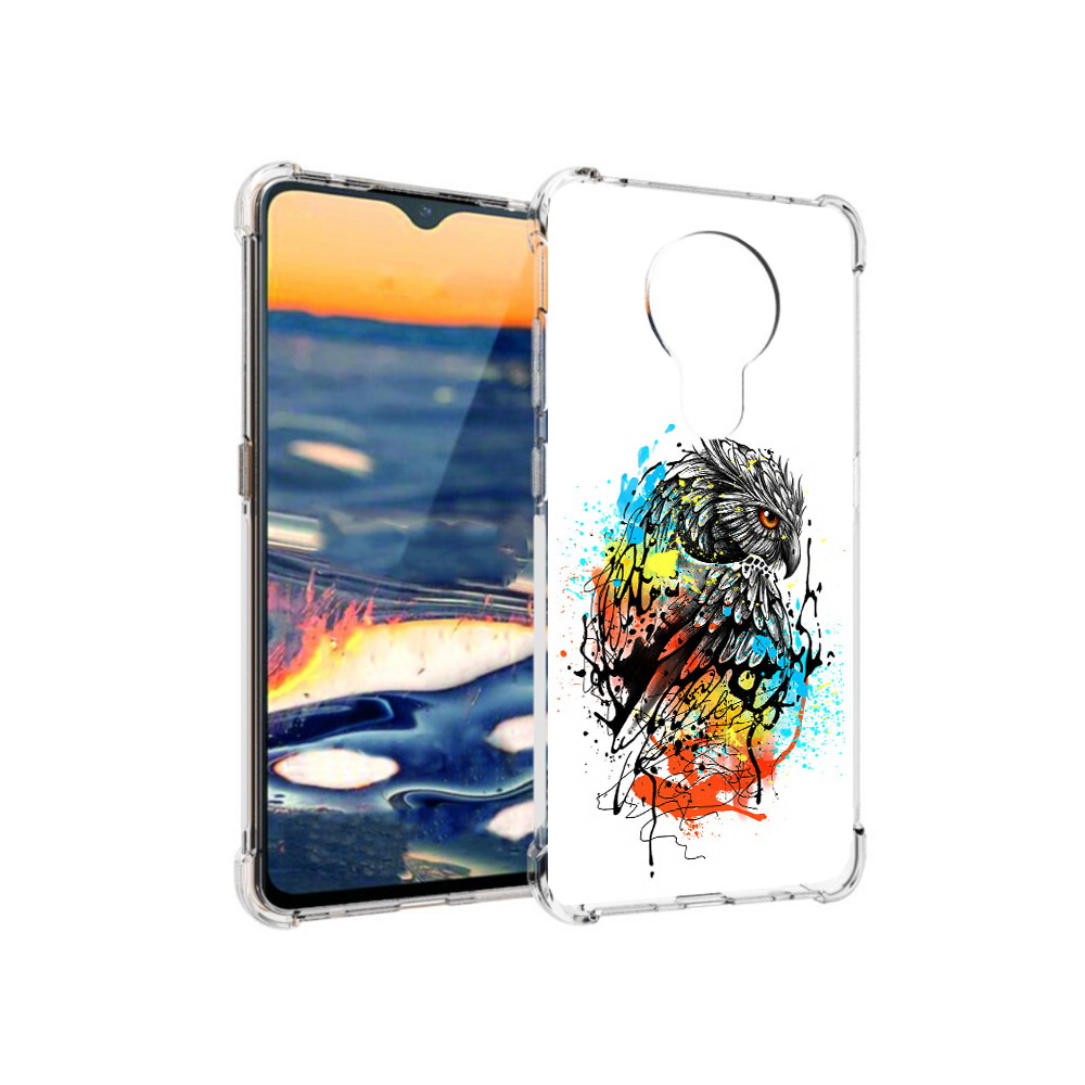 

Чехол MyPads Tocco для Nokia 5.3 Творческая сова (PT227052.106.170), Прозрачный, Tocco