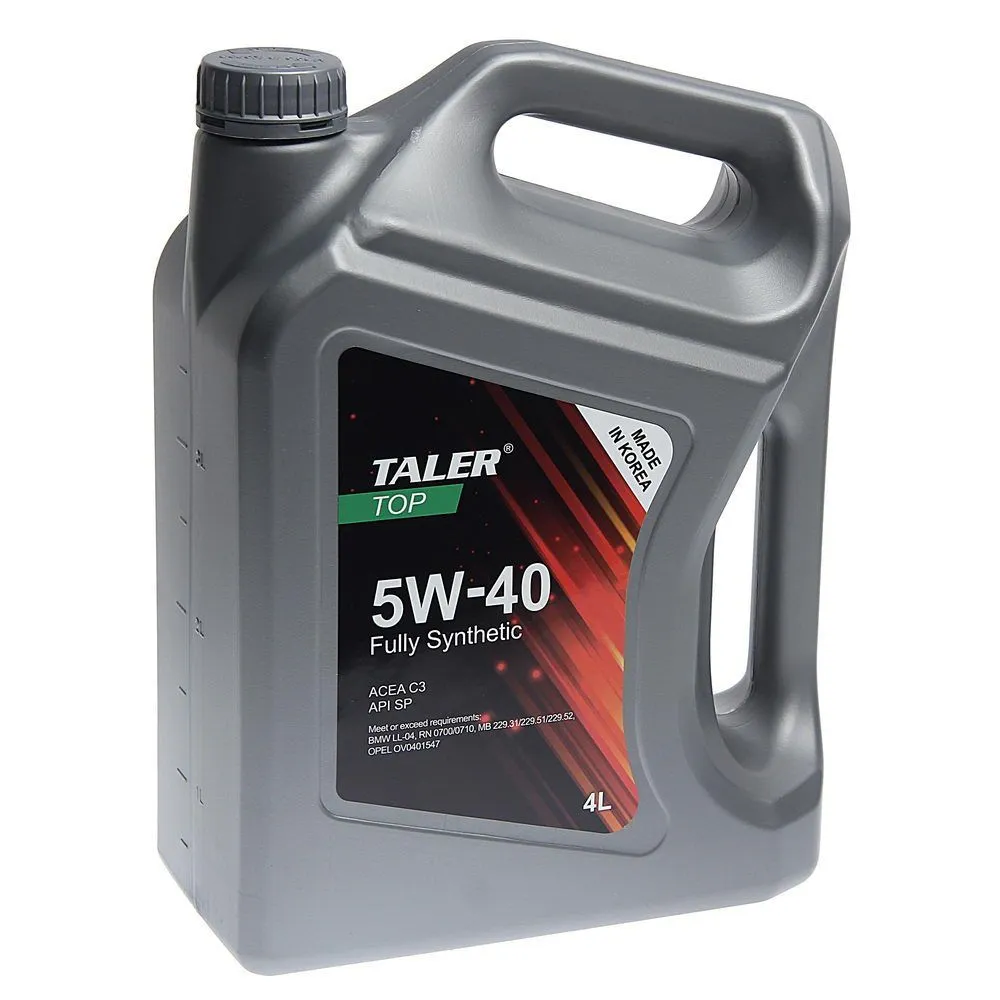 Масло моторное TALER 700418 TOP C3 5W40 синт.4л