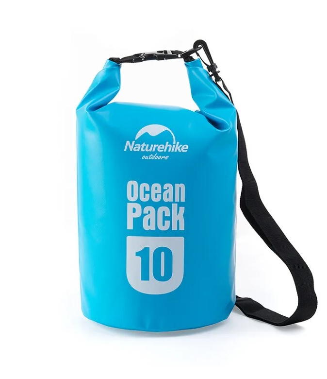 Гермомешок Naturehike Ocean Pack 10 л. (синий)