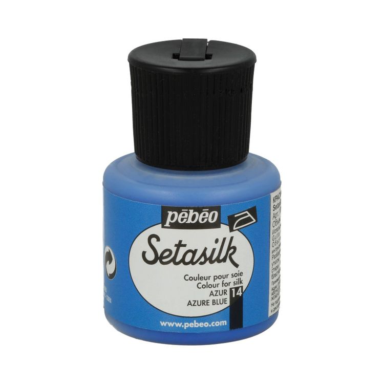

Краска по шелку Pebeo Setasilk, цвет: лазурный, 45 мл