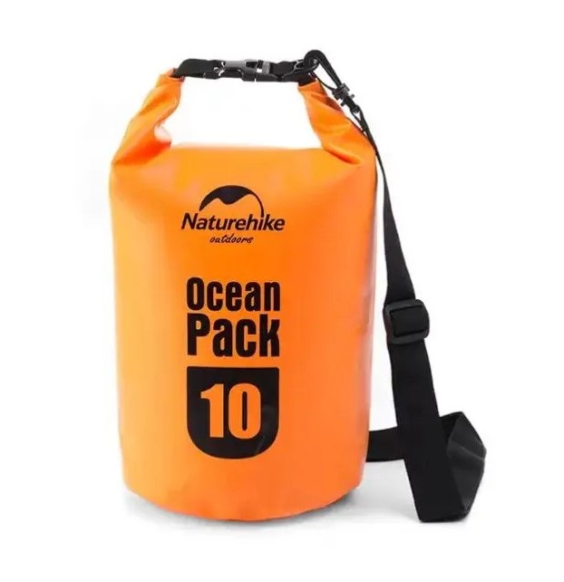 Гермомешок Naturehike Ocean Pack 10 л. (оранжевый)