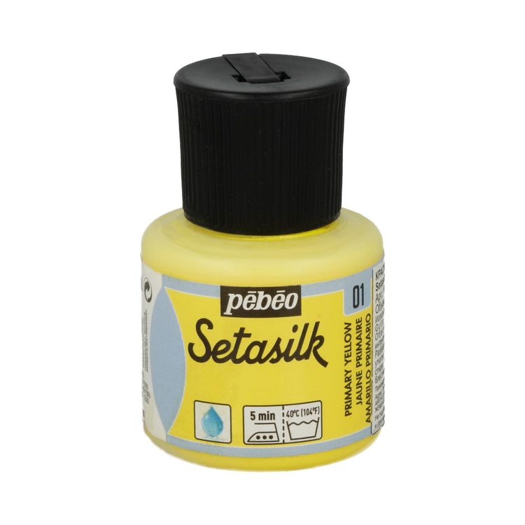 

Краска по шелку Pebeo Setasilk, цвет: желтый, 45 мл
