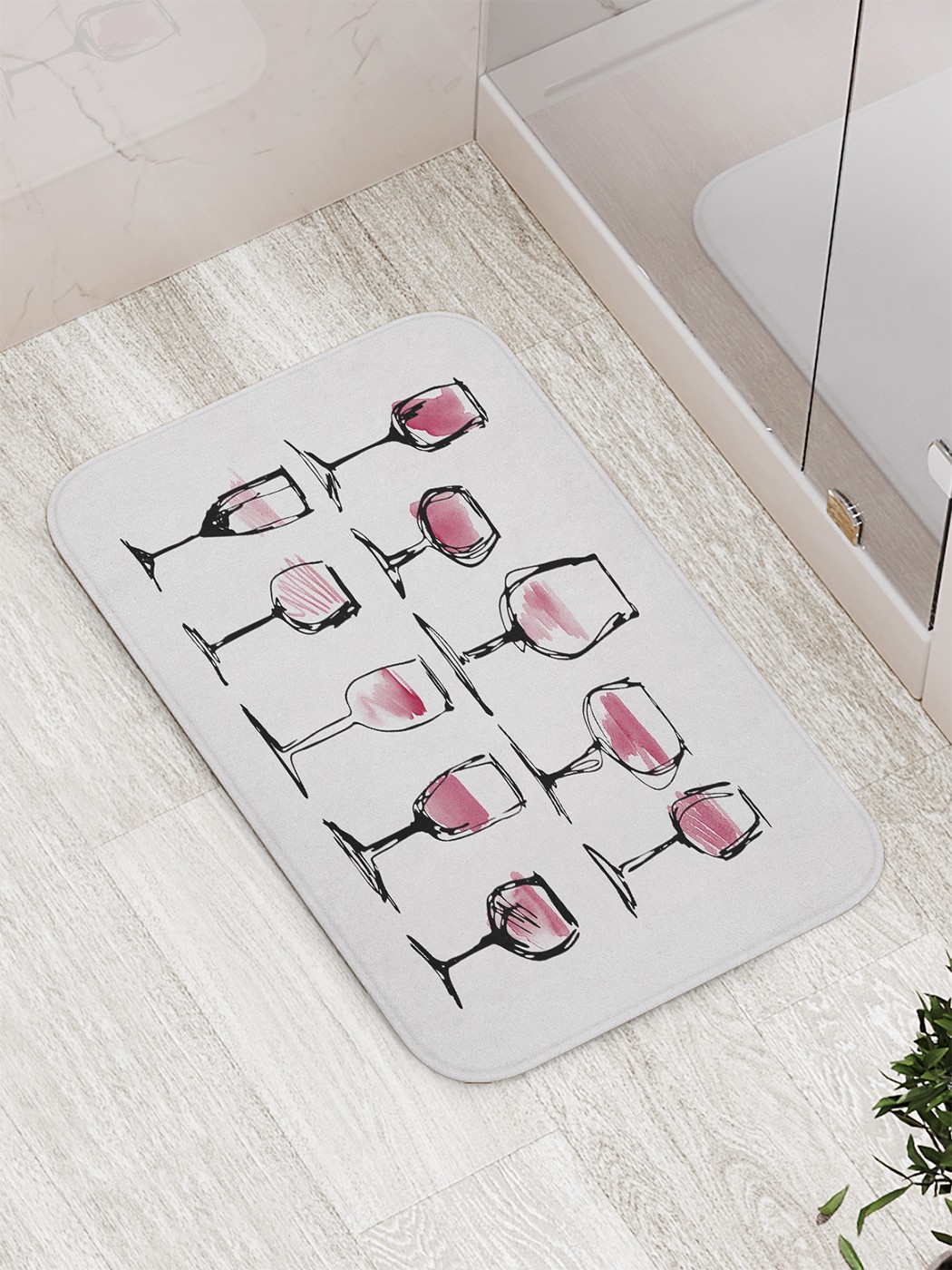 

bath_70297 Коврик противоскользящий для ванной, сауны, бассейна, 77х52 см