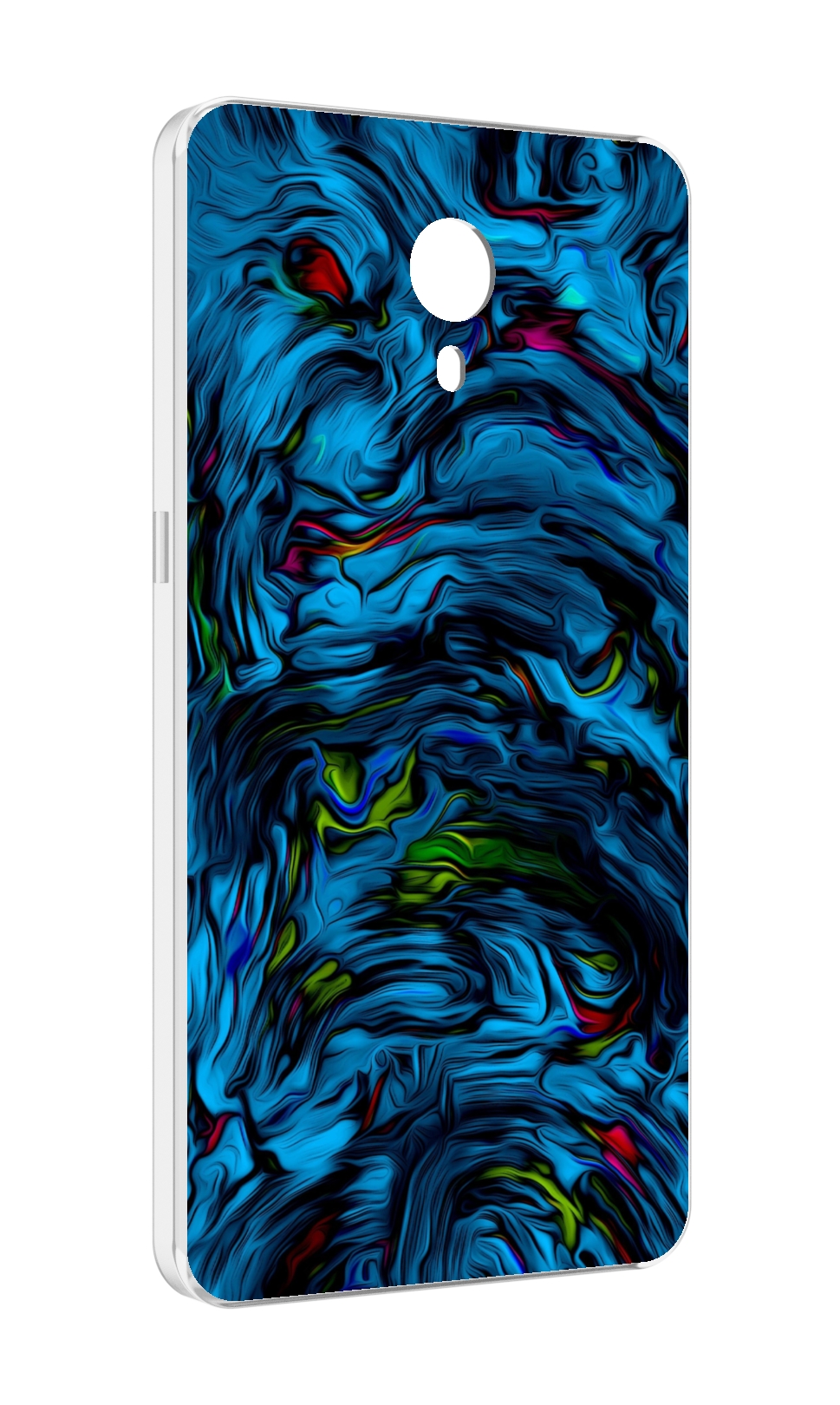 

Чехол MyPads голубая краска в темноте для Meizu M3 Note, Прозрачный, Tocco