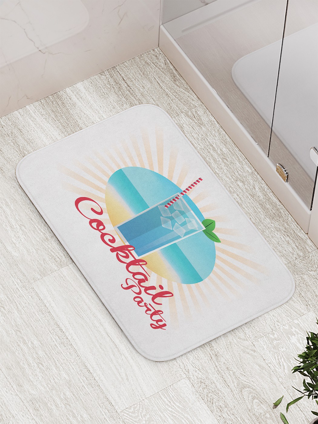 

bath_70288 Коврик противоскользящий для ванной, сауны, бассейна, 77х52 см