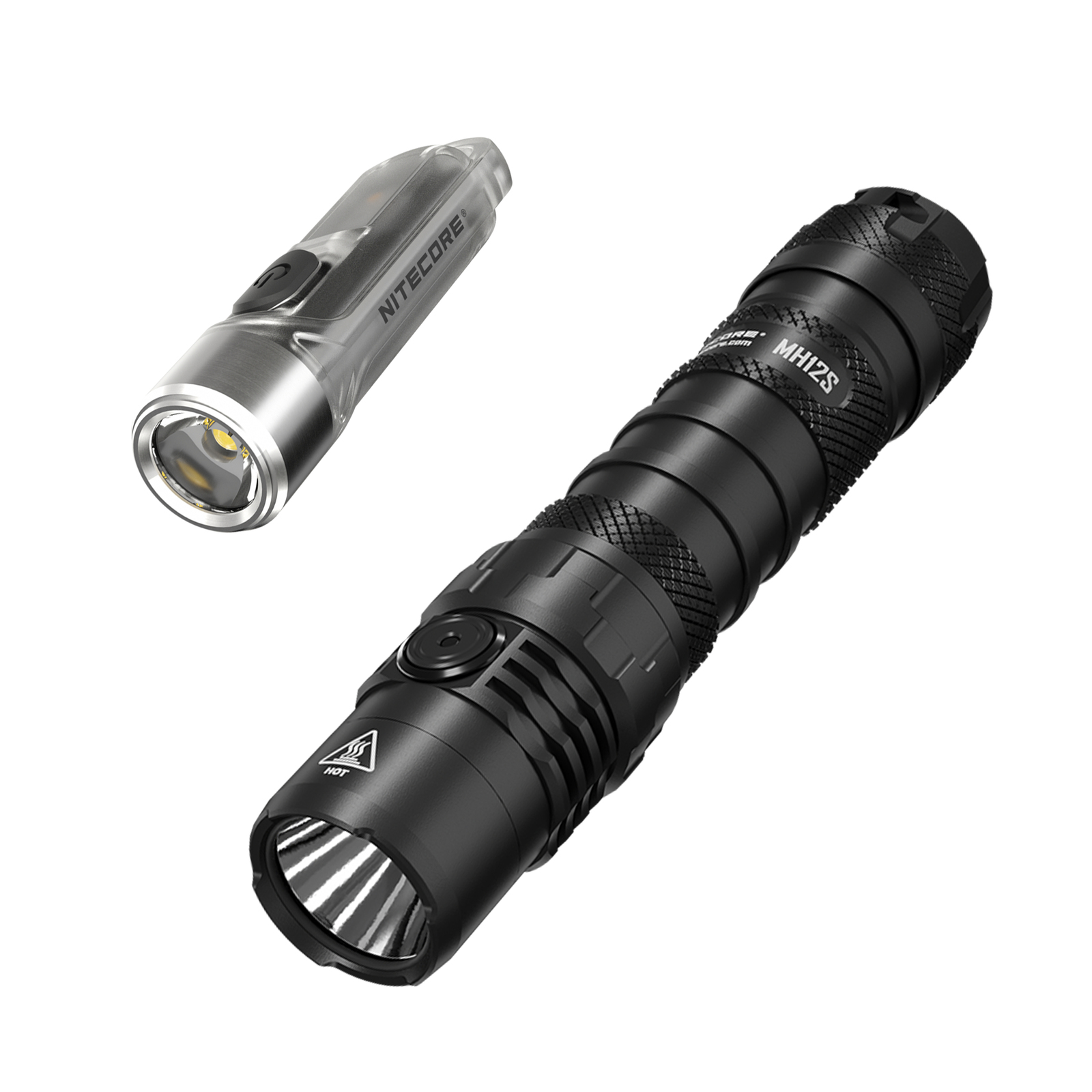 фото Комплект светодиодный фонарь nitecore mh12s + светодиодный фонарь-брелок nitecore tiki