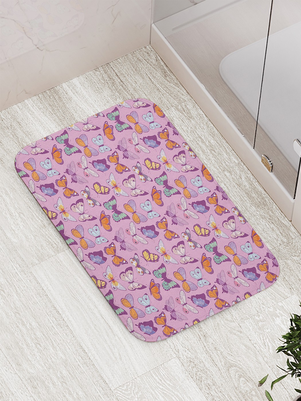 

bath_70257 Коврик противоскользящий для ванной, сауны, бассейна, 77х52 см