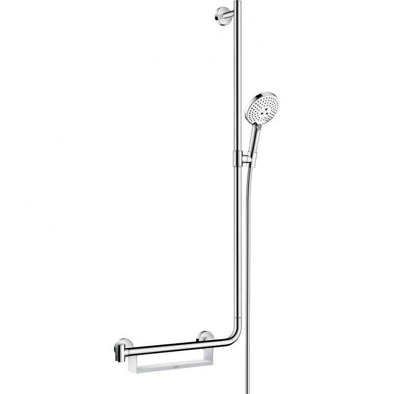 

Душевой гарнитур Hansgrohe Raindance Select S 26326400 белый - хром, Серебристый