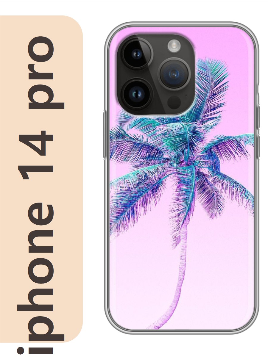 

Чехол на Apple Iphone 14 pro пальма 115, Iphp14rzne