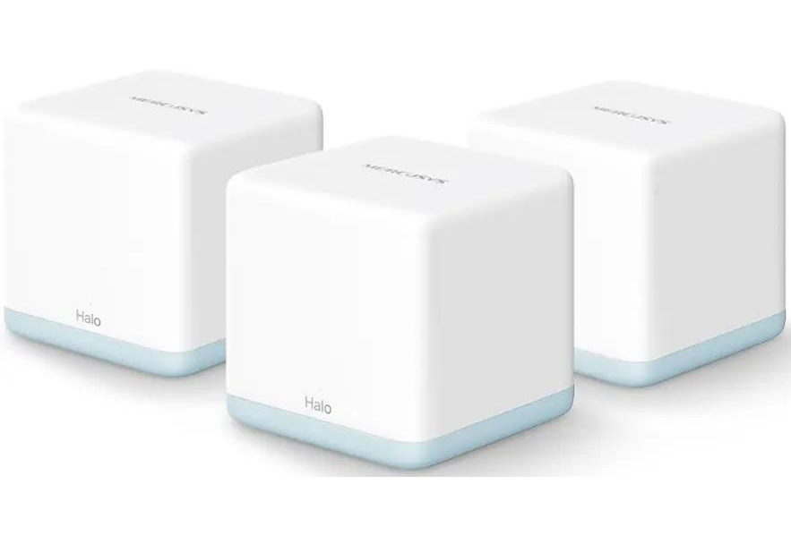 

Бесшовный Mesh роутер MERCUSYS Halo H303-pack, AC1200, белый, 3 шт. в комплекте, Бесшовный Mesh роутер MERCUSYS Halo H30(3-pack), AC1200, белый, 3 шт. в комплекте