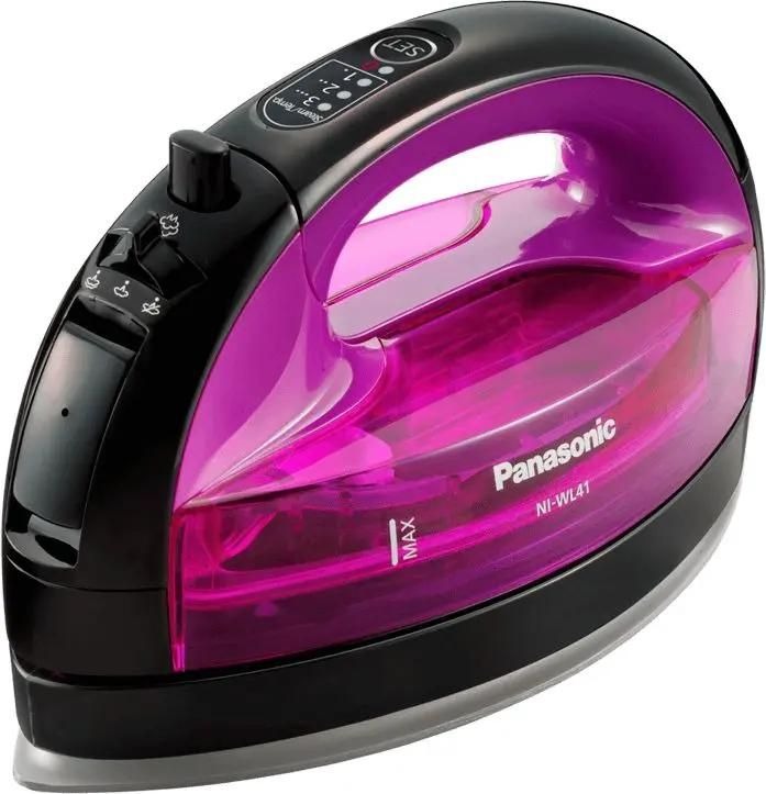 

Беспроводной утюг Panasonic NI-WL41VTW, 1550Вт, фиолетовый/черный