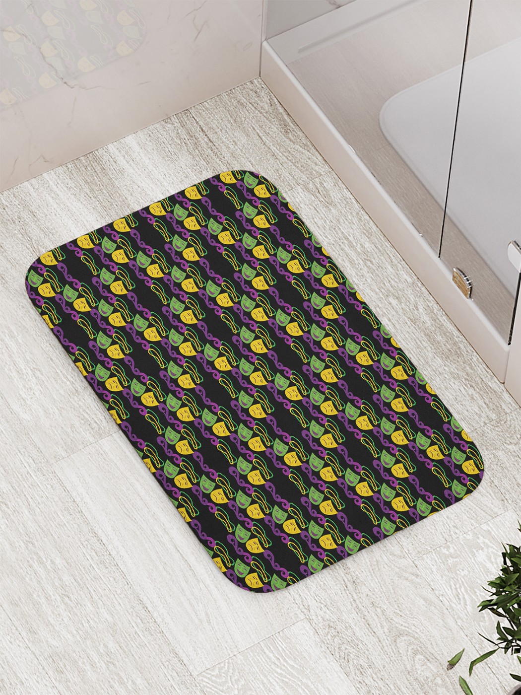 

bath_70177 Коврик противоскользящий для ванной, сауны, бассейна, 77х52 см