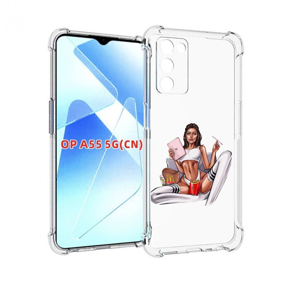 

Чехол MyPads Модная-иллюстрация-девушки женский для Infinix Zero X Neo, Прозрачный, Tocco